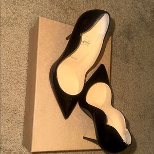 Christian Louboutin Black Patent Heels